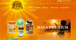 Desktop Screenshot of maca.si