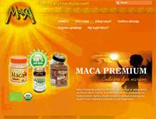 Tablet Screenshot of maca.si